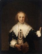 REMBRANDT Harmenszoon van Rijn Portrait of Agatha Bas (mk33) oil painting